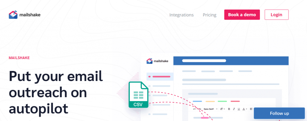 Mailshake lead generation tool