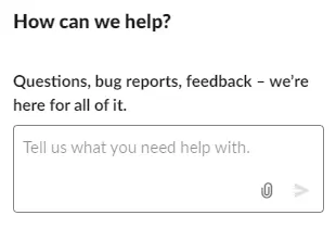 Feedback command in Slack.