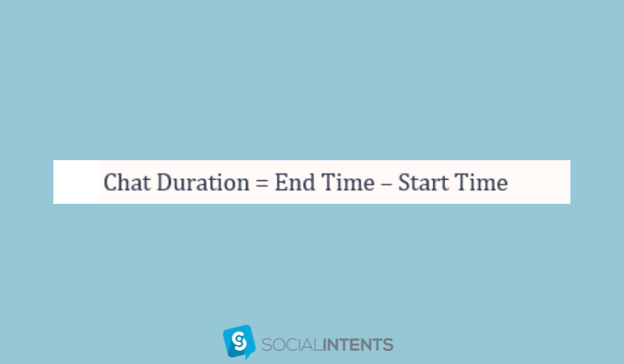 Chat duration formula