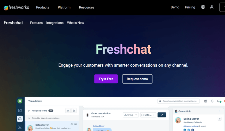 FreshDesk as Olark alternative